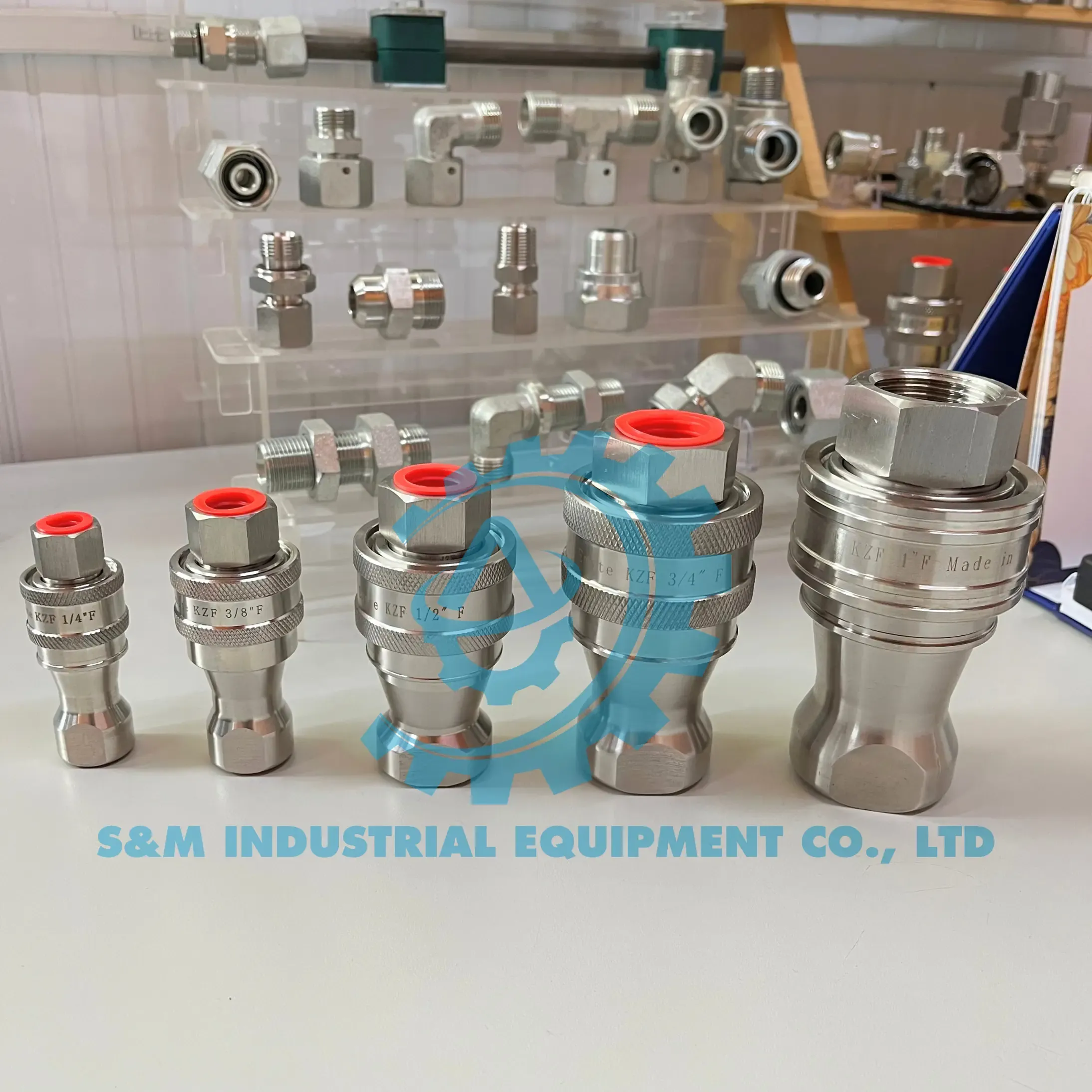 Các size khớp nối nhanh inox thủy lực