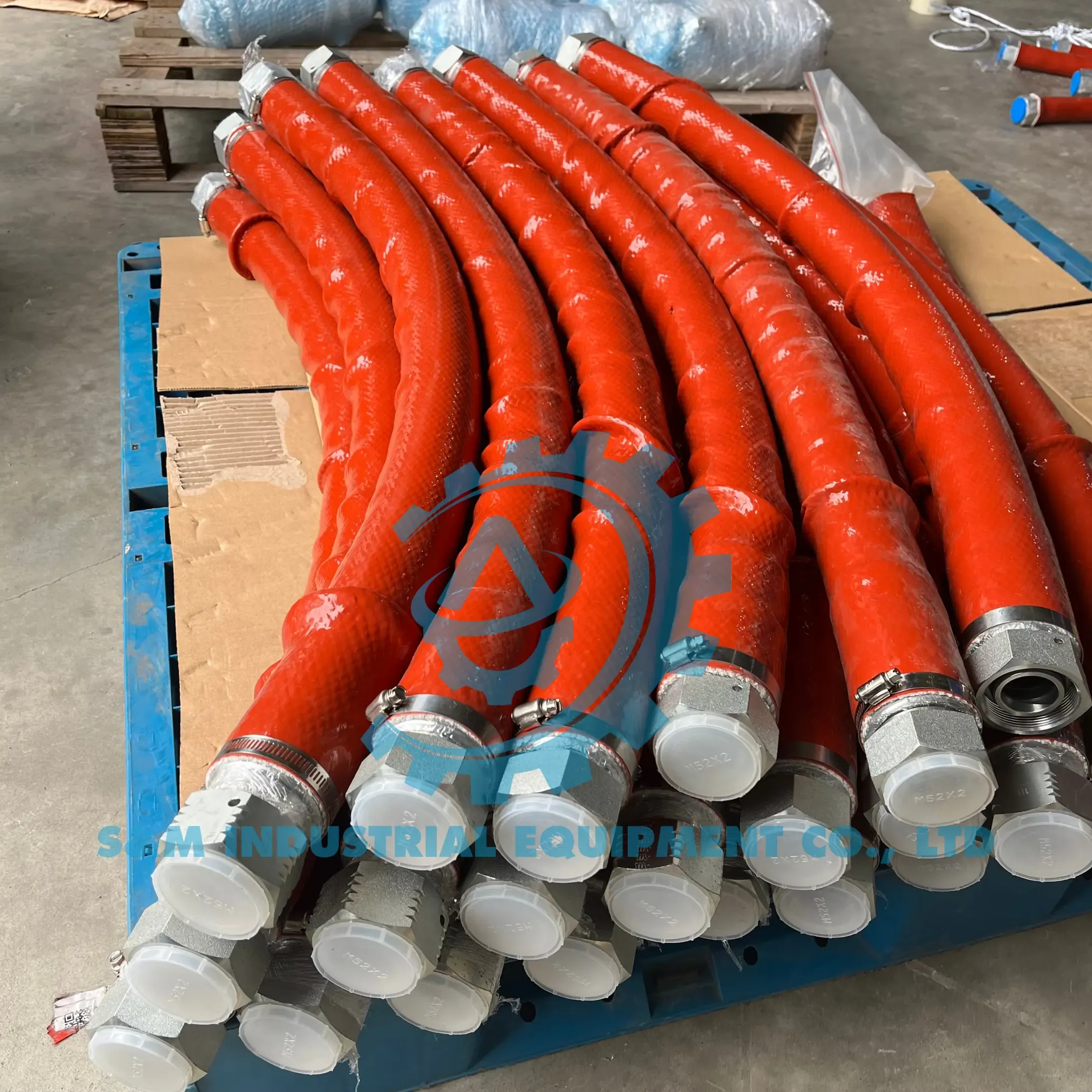 Cụm ống thủy lực bọc chống cháy PJ