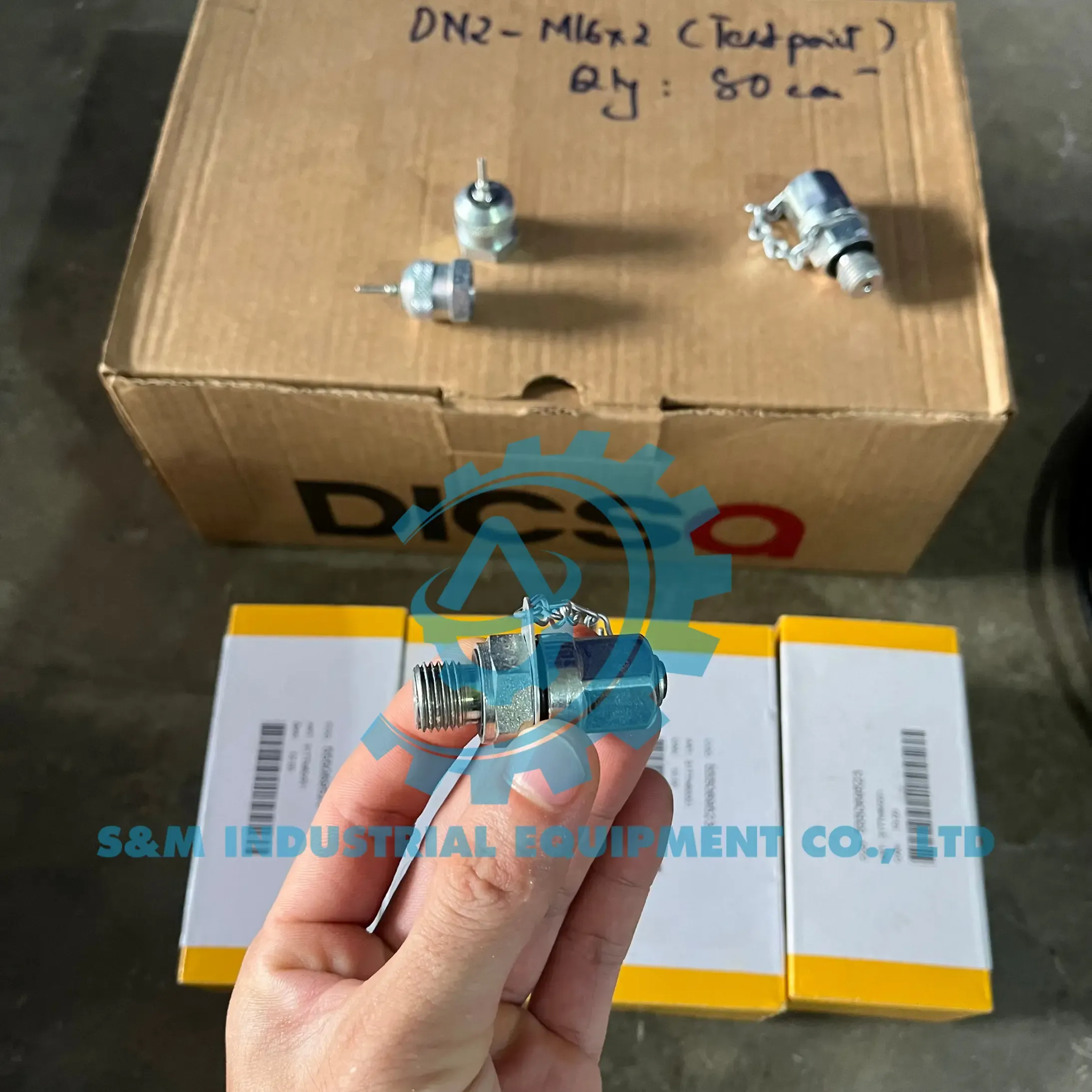 Đầu kiểm tra áp suất Dicsa tại kho SMIE