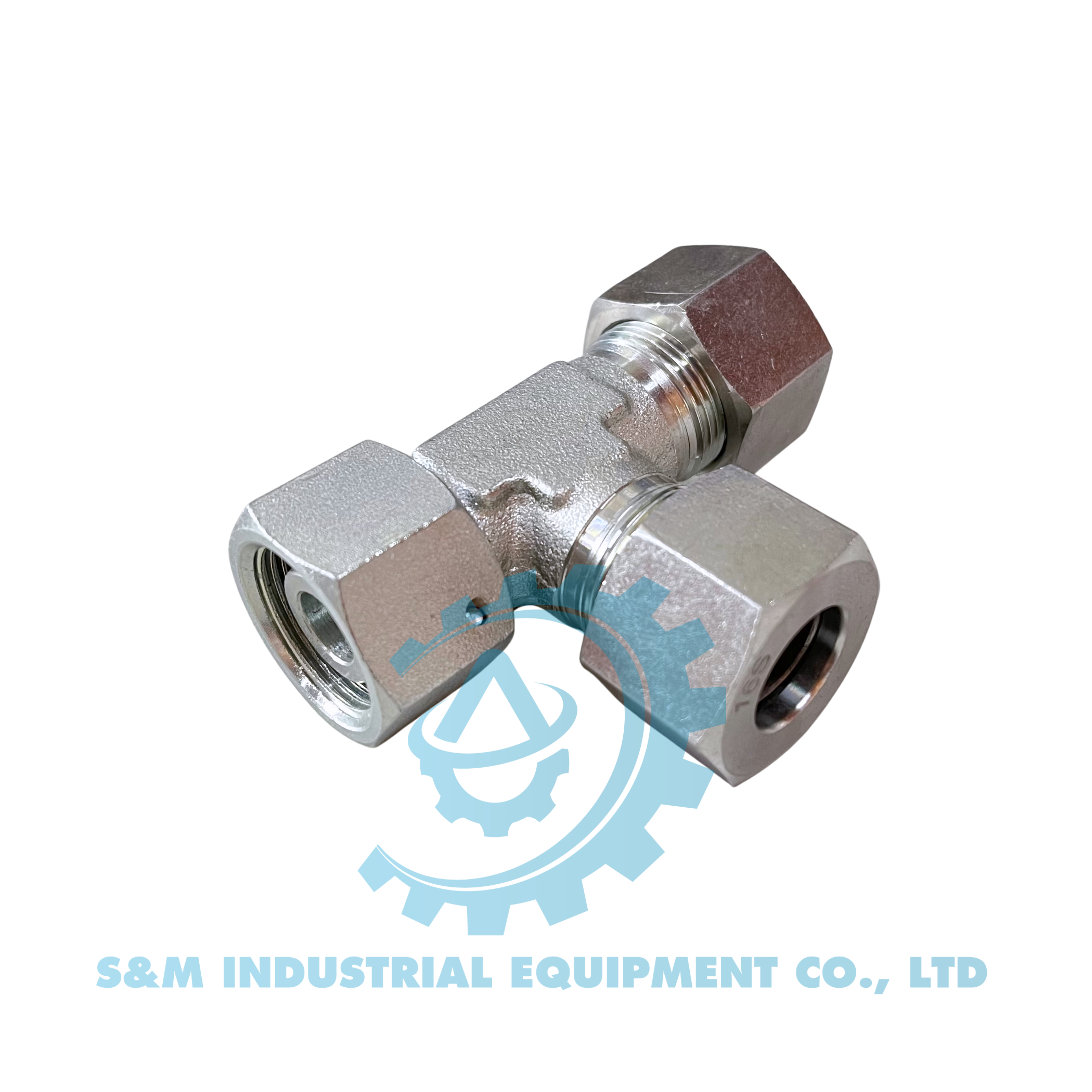 Nối Tee 2 đầu tán bắp – 1 đầu xoay cạnh