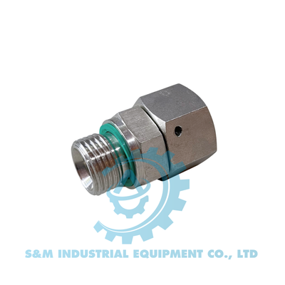 Nối thẳng 1 đầu xoay - 1 đầu ren ngoài BSPP