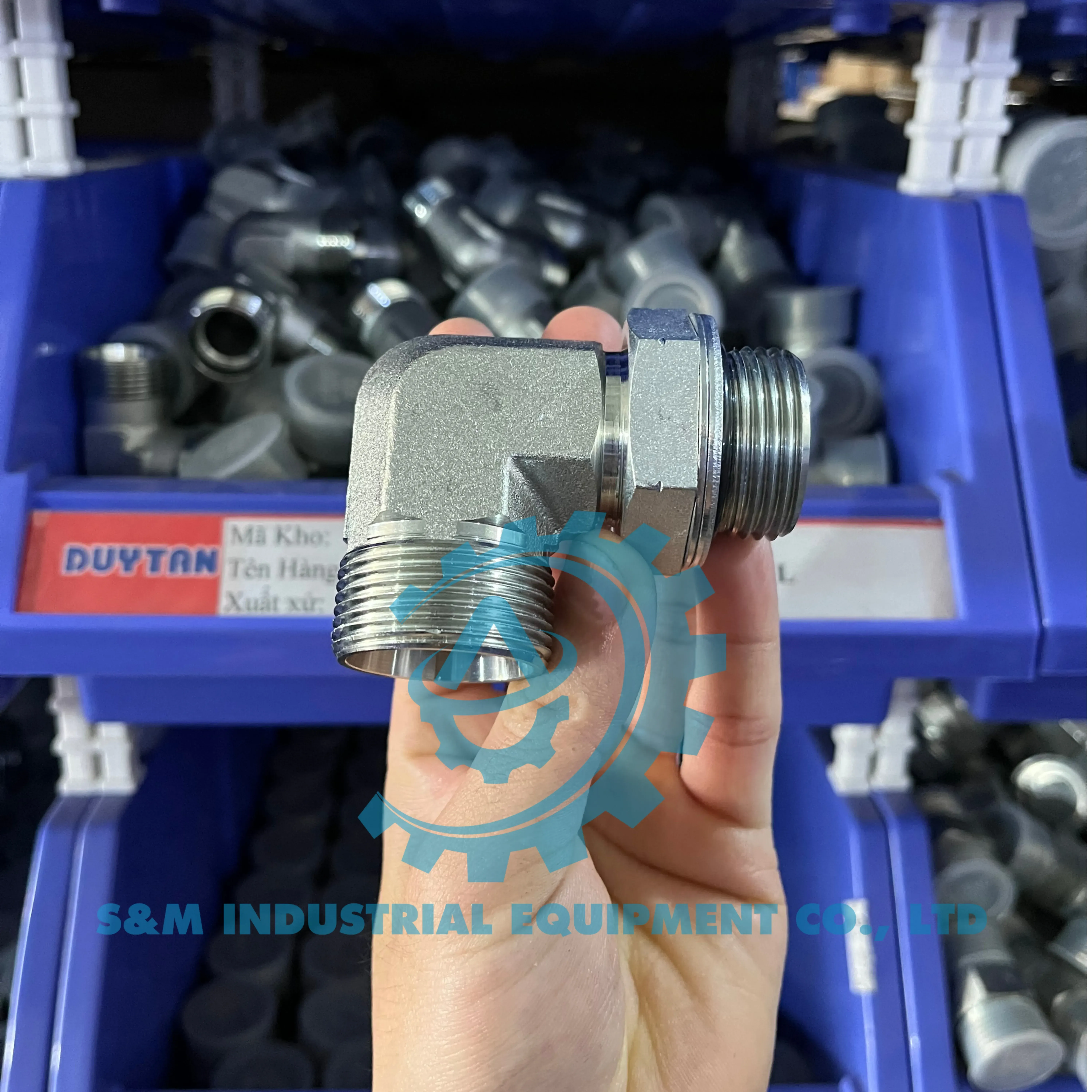 Ảnh gallery 3: Nối vuông 1 đầu tán bắp – 1 đầu ren ngoài BSPP
