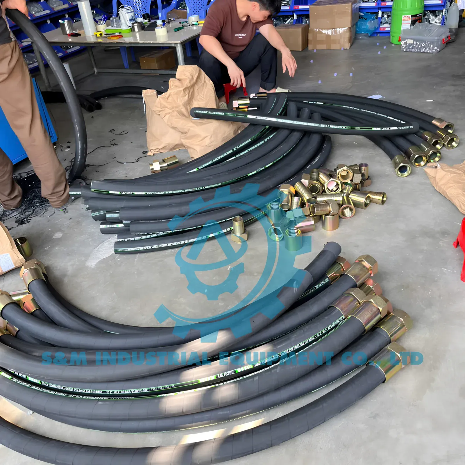 Ống thủy lực 4 lớp dây thép