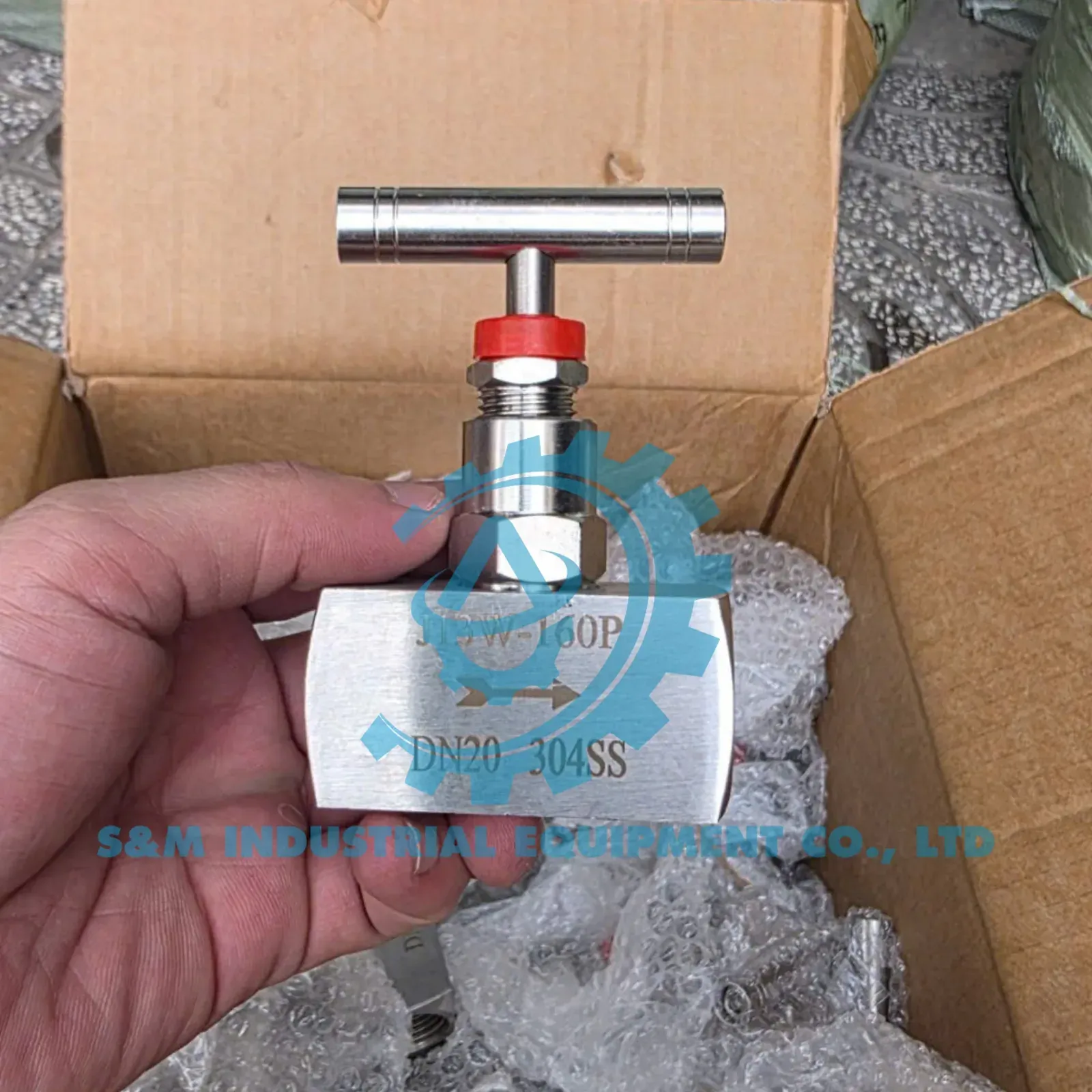Van kim inox với tay vặn chữ T tại kho SMIE